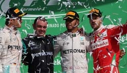 Hamilton Wins Mexican Grand Prix; Closes Gap On Rosberg By 19 Points