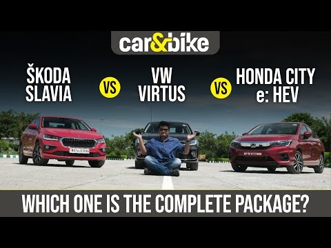 Volkswagen Virtus vs Skoda Slavia vs Honda City e: HEV Comparison Review