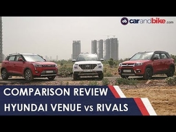 Hyundai Venue Takes On Maruti Suzuki Vitara Brezza and Mahindra XUV300