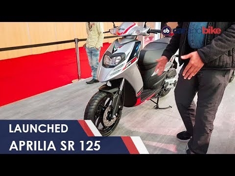 #AutoExpo2018: Aprilia SR 125 Walkaround | NDTV carandbike