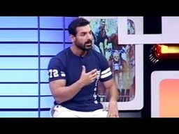Catch John Abraham talk about his biggest obsession