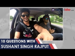 Rapid Fire Drive With Sushant Singh Rajput | NDTV CarAndBike
