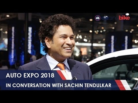 The Master Blaster, Sachin Tendulkar Discusses The Future of Mobility #AutoExpo2018