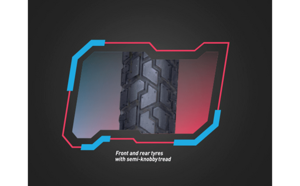 Kadak Semi Knobby Tyres