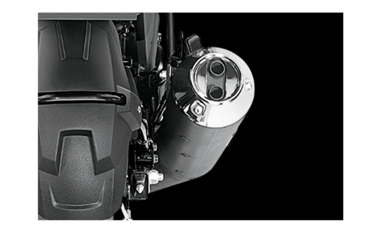 Dual outlet Muffler