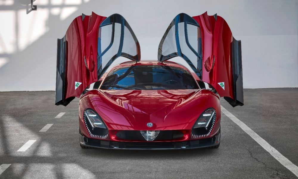 Alfa Romeo 33 Stradale Supercar Unveiled; Gets ICE And EV Powertrains