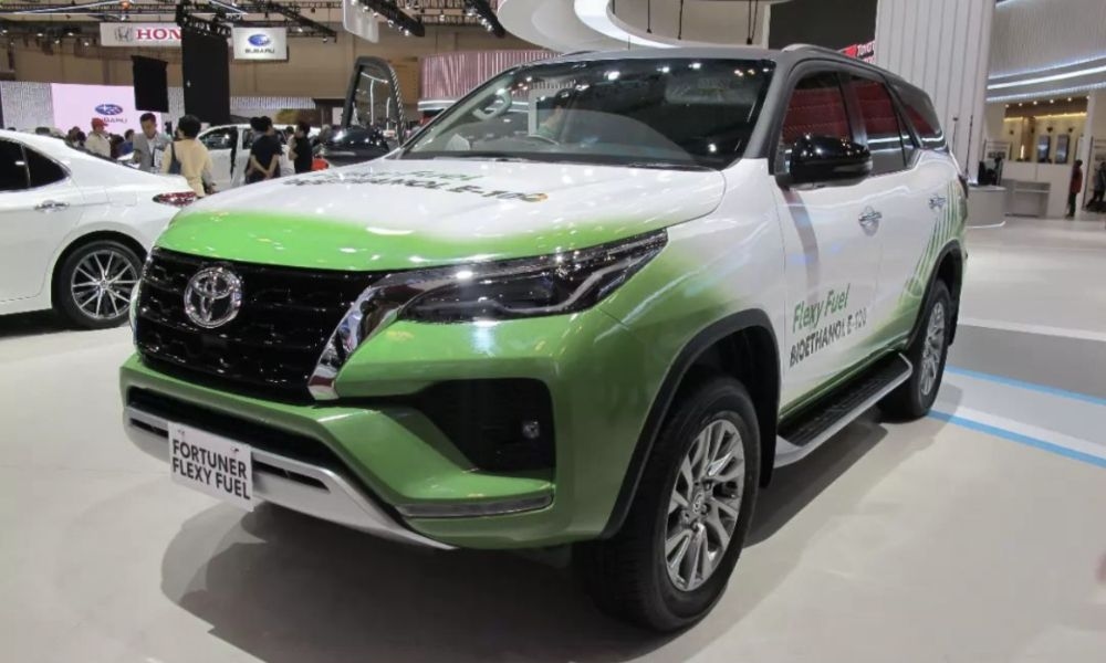 Toyota Fortuner Flex-Fuel Unveiled With 100% Bioethanol Engine