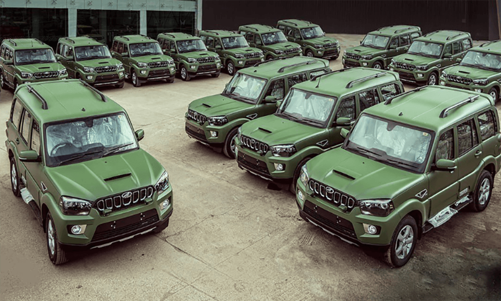 Indian Army Orders 1,850 Mahindra Scorpio Classic SUVs