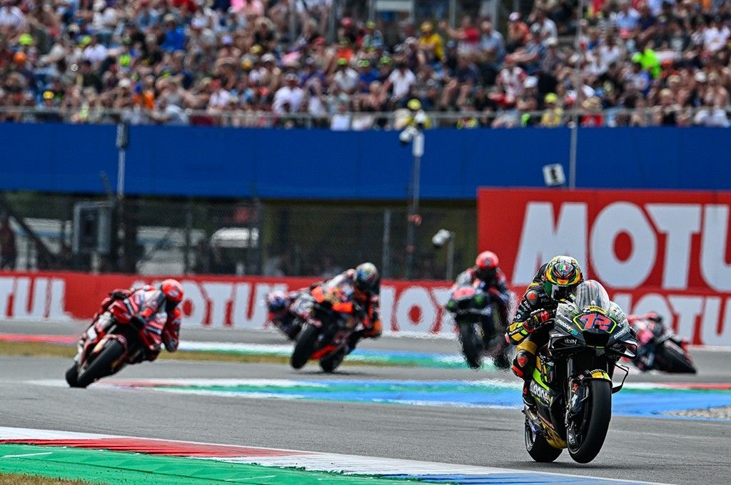 MotoGP TT Assen Sprint Race: Bezzecchi Dominates Sprint Race After Battle With Bagnaia