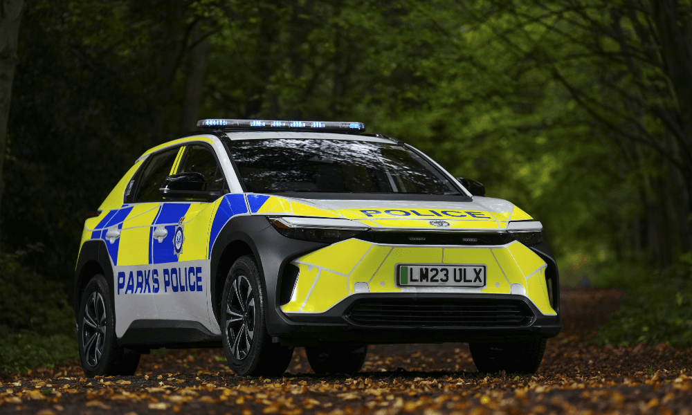 Electric Toyota bZ4X Joins London Parks Police Fleet