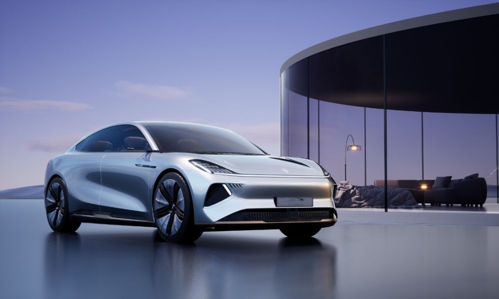 Skyhome Electric Sedan Has A Full-Size TV Inside 
