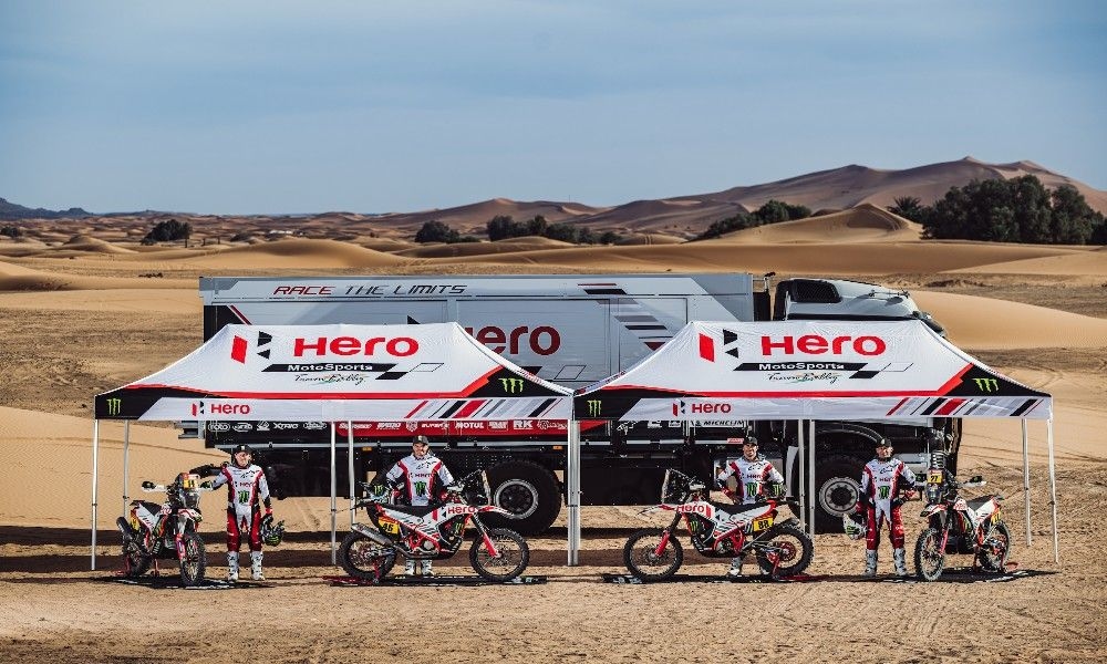 Hero MotoSports Reveals Rider Line-Up For Dakar Rally 2024