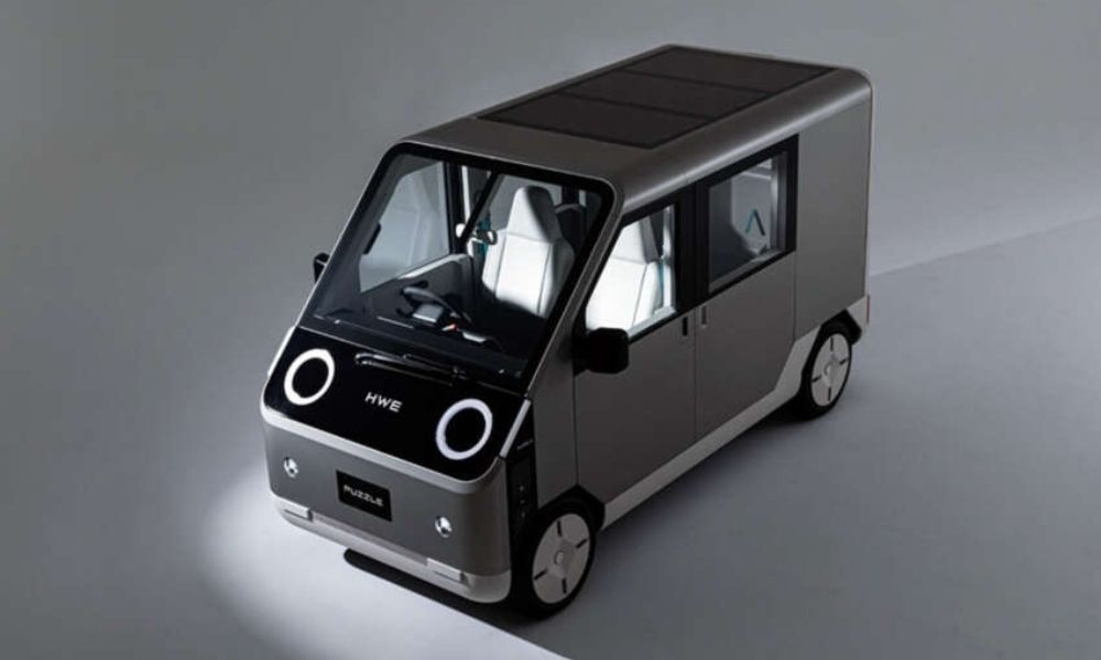 HW Electro Puzzle Kei Electric Van With Solar Panels To Be Launched In The US