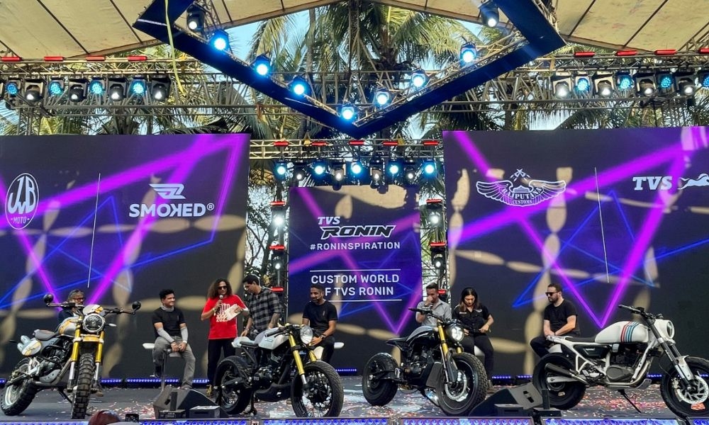 TVS Motosoul 2023: Four Ronin-Based Custom Motorcycles Unveiled