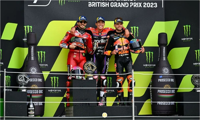 2023 British MotoGP Race Report: Aleix Espargaro Win A Last Lap Thriller At Silverstone 