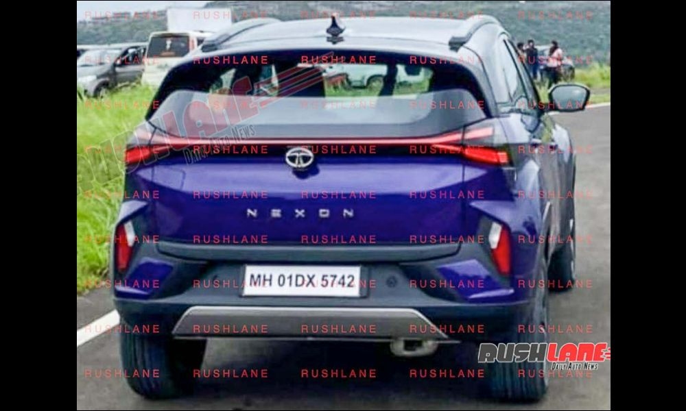 Tata Nexon Facelift Spied Undisguised Ahead Of Debut
