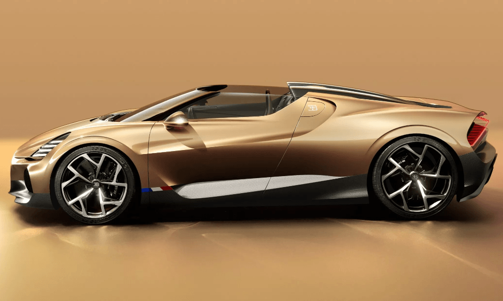 Bugatti Presents Mistral In Gold Hue At This Year’s Quail Motorsport Gathering