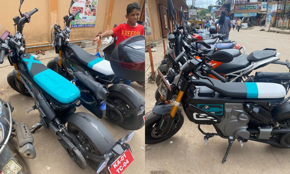 BMW CE 02 Electric Scooter Spied On Test In India