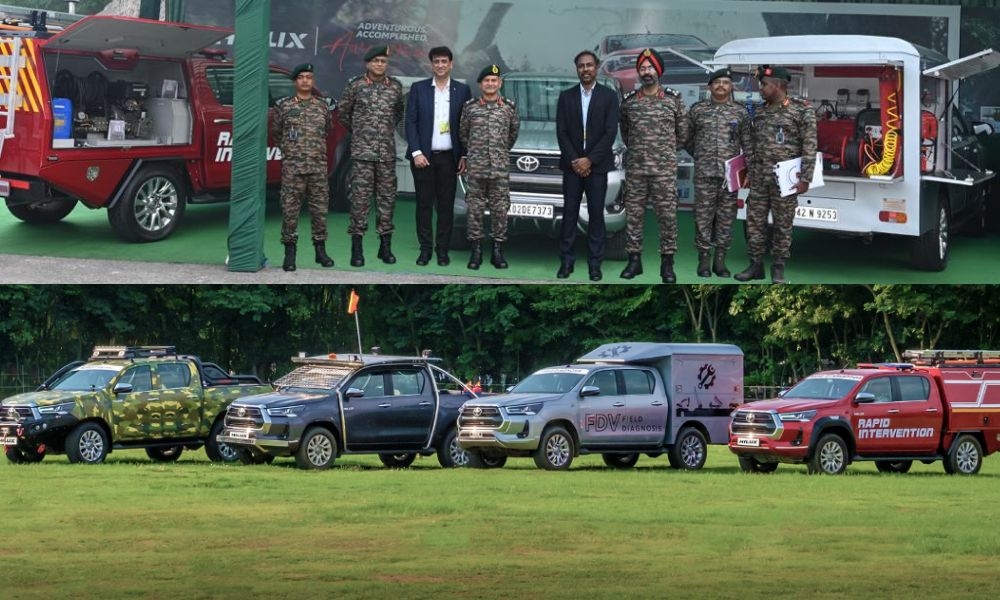 Toyota Showcases Special-Purpose Hilux To The Indian Army