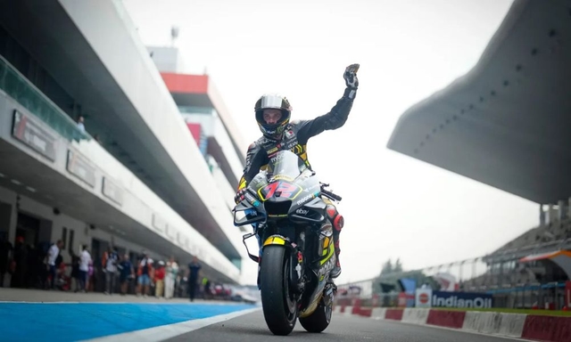 Bharat MotoGP Qualifying: Bezzecchi Grabs First Ever Indian GP Pole 