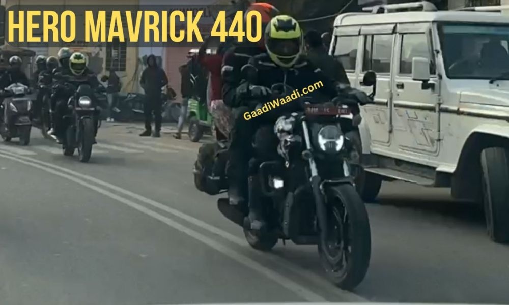 Hero Mavrick 440 Spied On Test Before Official Launch
