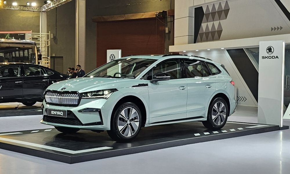 Bharat Mobility Global Expo 2024: Skoda Enyaq EV Makes India Debut Ahead Of Launch