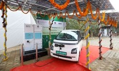 MG Motor India, BatX Energies Launch Off-Grid Solar EV Charging Station 