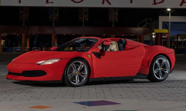 Lego Builds A 1:1 Scale Model Of The Ferrari 296 GTS