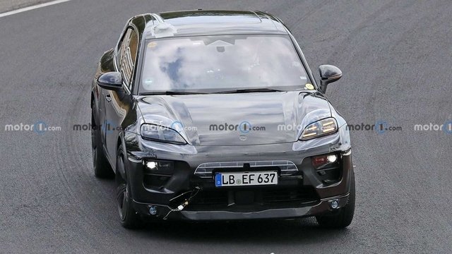 Porsche Macan EV Spotted During Nürburgring Test Run 
