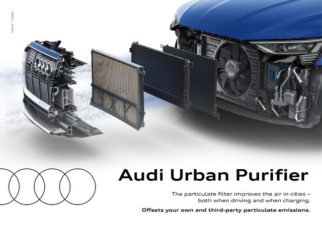Audi Develops Air Purifier For EVs That Collects Particulate Matter From Surrounding Area