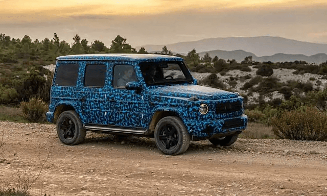 Prototype Mercedes EQG Tested With G-Turn Feature