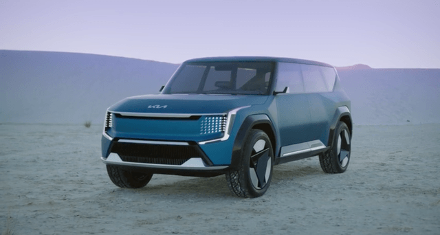 Kia EV9 Electric SUV Concept Teased Ahead Of Auto Expo