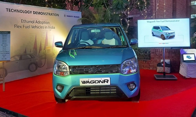 Maruti Suzuki WagonR Flex-Fuel Showcased At The SIAM Ethanol Technology Exhibition