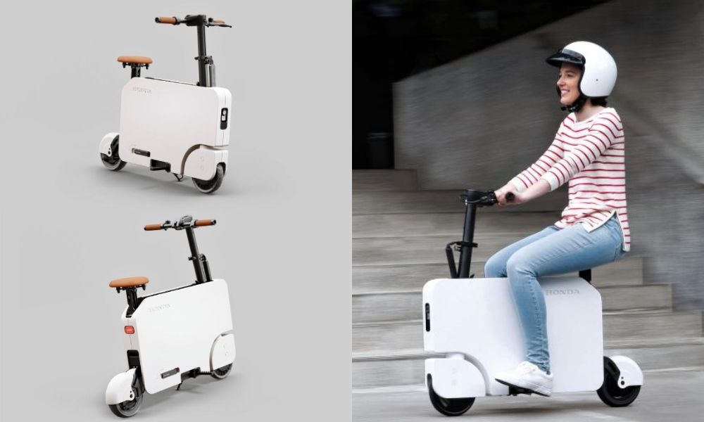 Honda Unveils Motocompacto Foldable Electric Scooter 