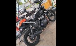 Upcoming Royal Enfield 650 cc Scrambler Spied Closely 